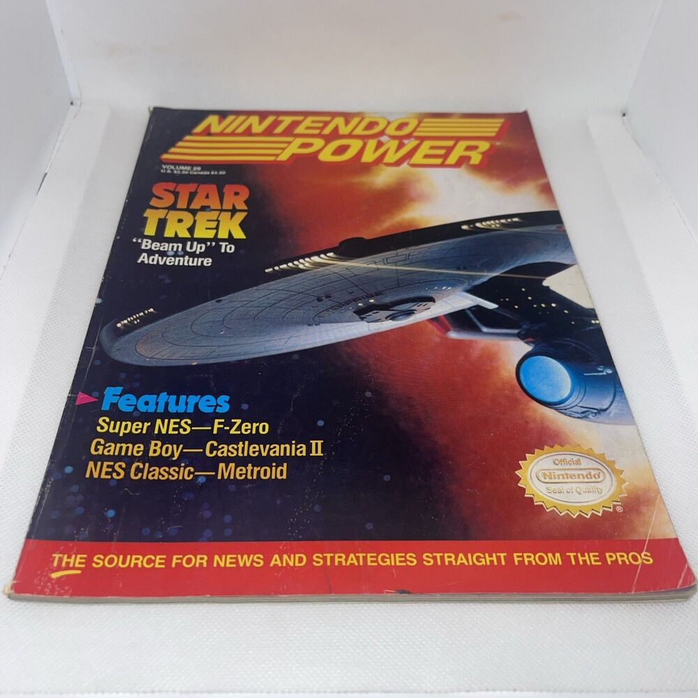 Nintendo Power #29 October 1991 Star Trek Metroid NES Game Boy Poster
